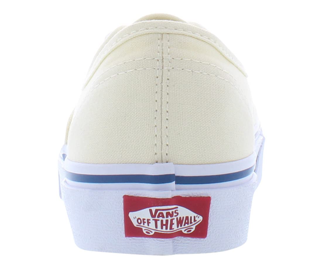 Vans Unisex's Vans Authentic Skate Shoes 8.5 (White/Off White)