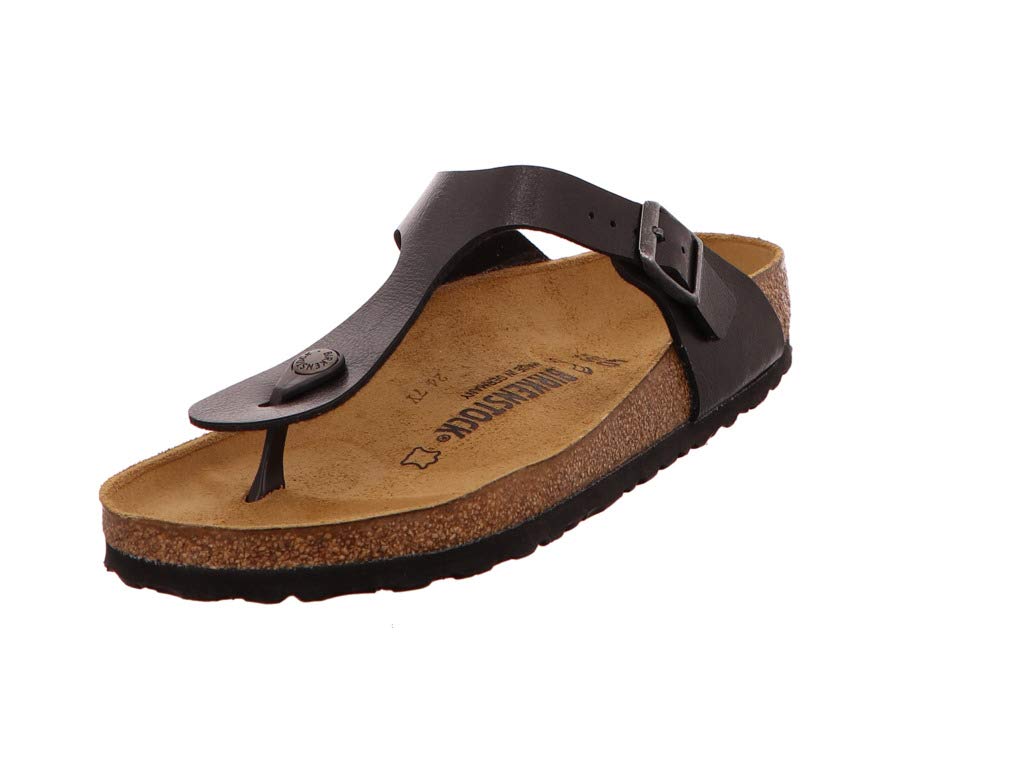 Birkenstock 541951: Gizeh Birko-Flor Graceful Licorice Sandals (40 M EU)