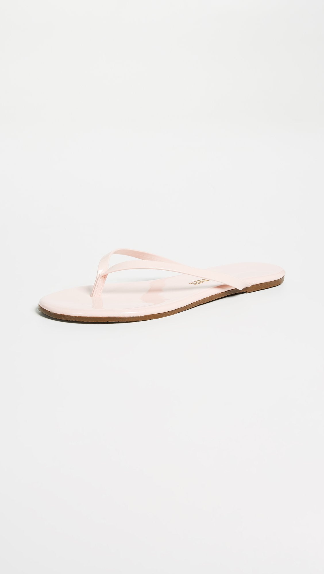 TKEES Women's Glosses Flip Flop, Whipped Cream, 6 B US