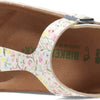 Birkenstock Women's Gizeh Vegan Birko-Flor Watercolor Flower White 41 R