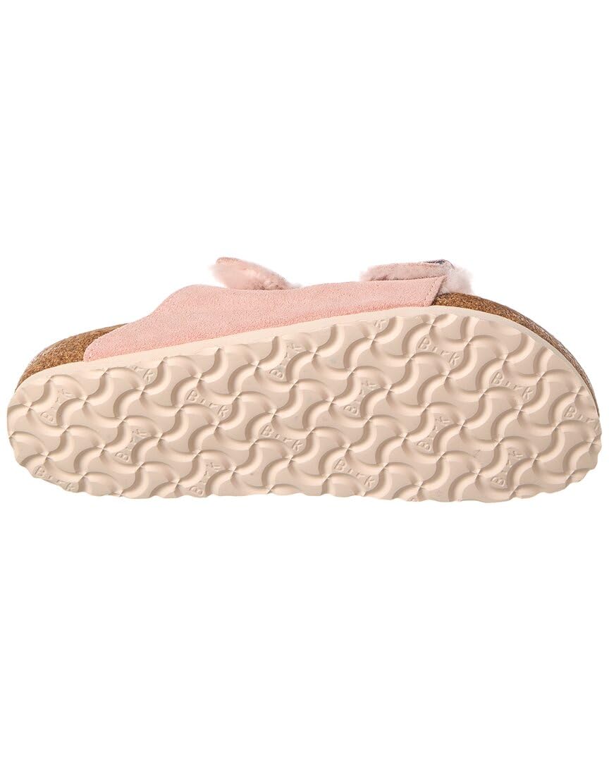 Birkenstock Arizona Shearling Lined Women's Sandal 42 N EU Rose-Rose-Suede