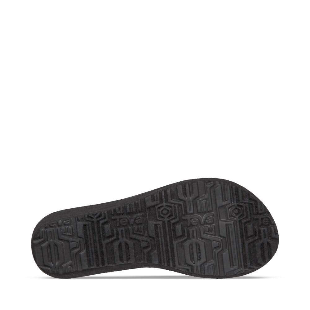 Teva Women's W Mush Mandalyn Wedge Ola 2 Flip-Flop, agave black/metallic, 8 M US