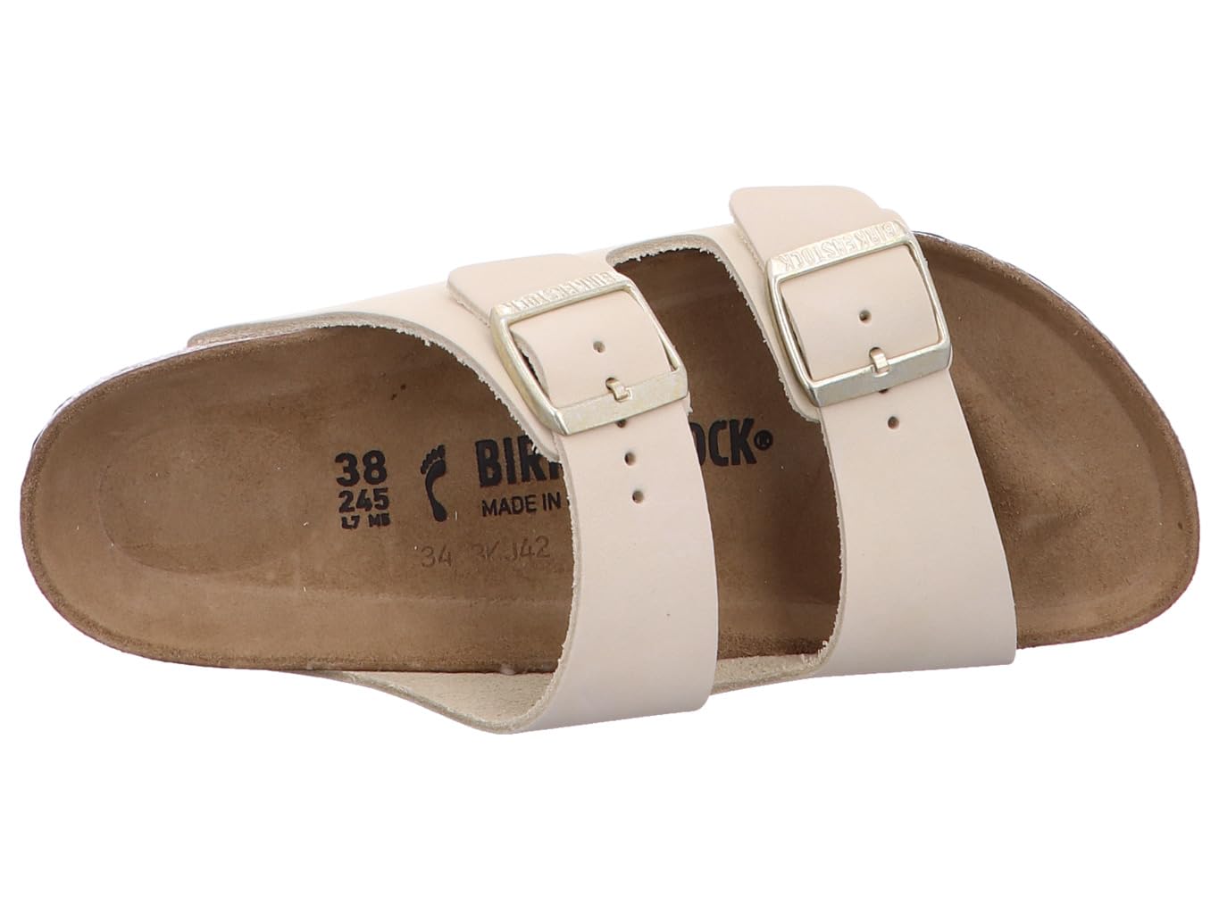 BIRKENSTOCK Women's Arizona Eva Mules, ivory, 40 EU Schmal