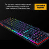 Gaming Keyboard and Mouse USB Wired for Desktop Computer PC Gamer Laptop