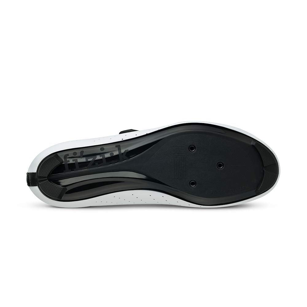 Fizik Tempo R5 Overcurve Cycling Shoe, White/Black- 40.5, White/Black