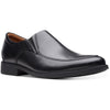 Clarks Men's Whiddon Step Loafer, Black Leather, 10 UK Wide