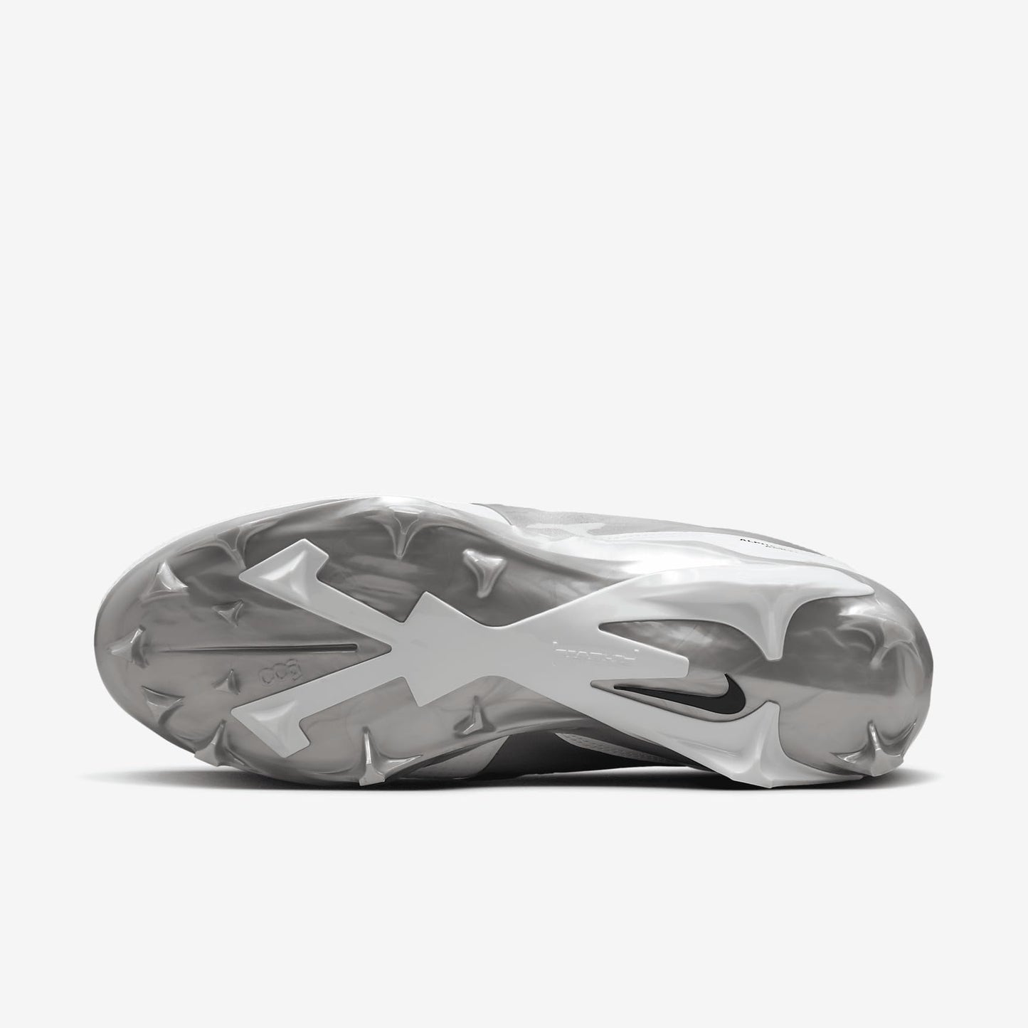Nike Alpha Menace 4 Pro Football Cleats (FD7037-100, White/Metallic Silver/Photon Dust) Size 15