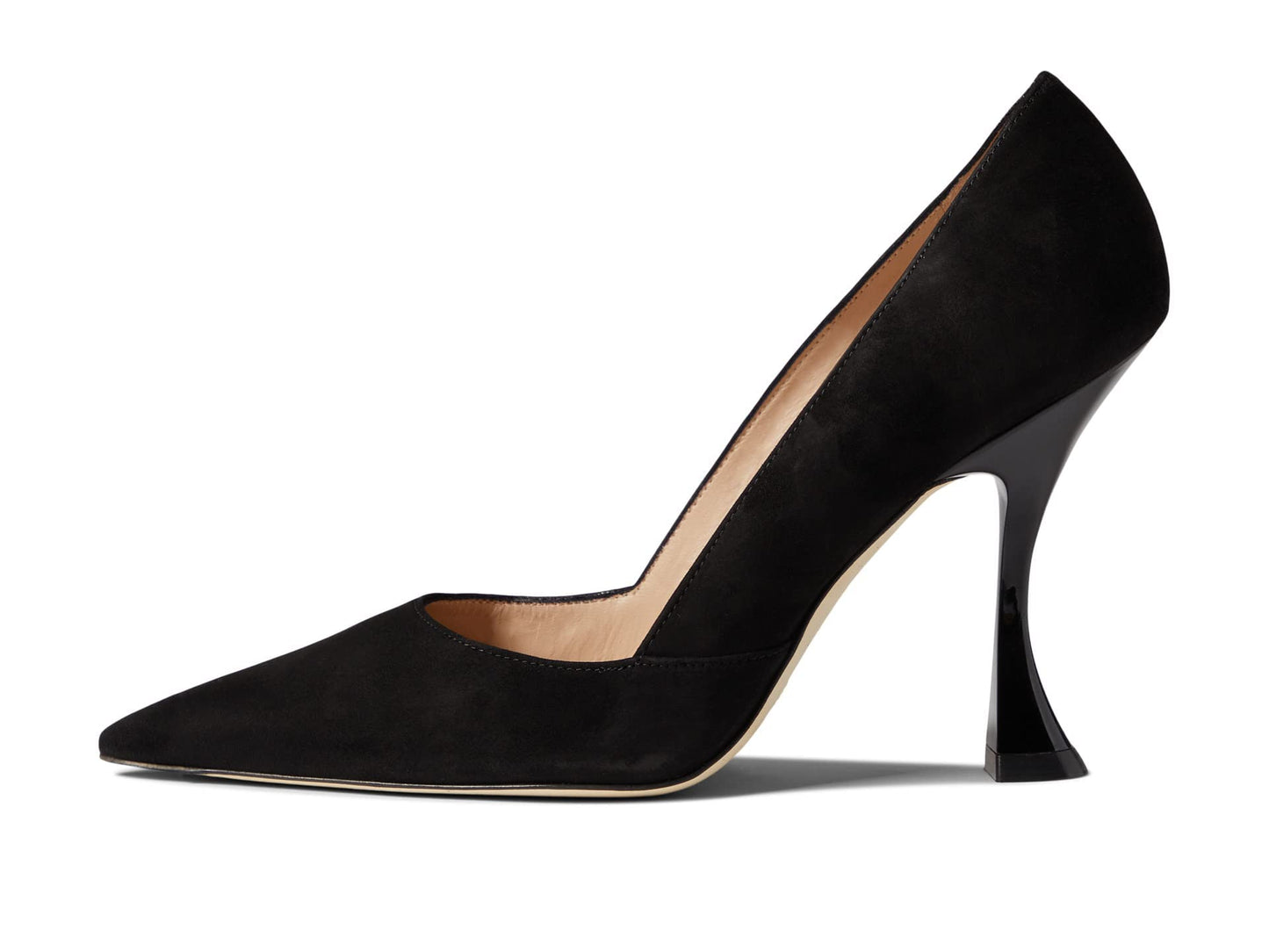 Stuart Weitzman Womens Xcurve 100 Pump Black 10 B