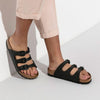 Birkenstock Women's Florida Open Back Slippers, Black Schwarz, 41