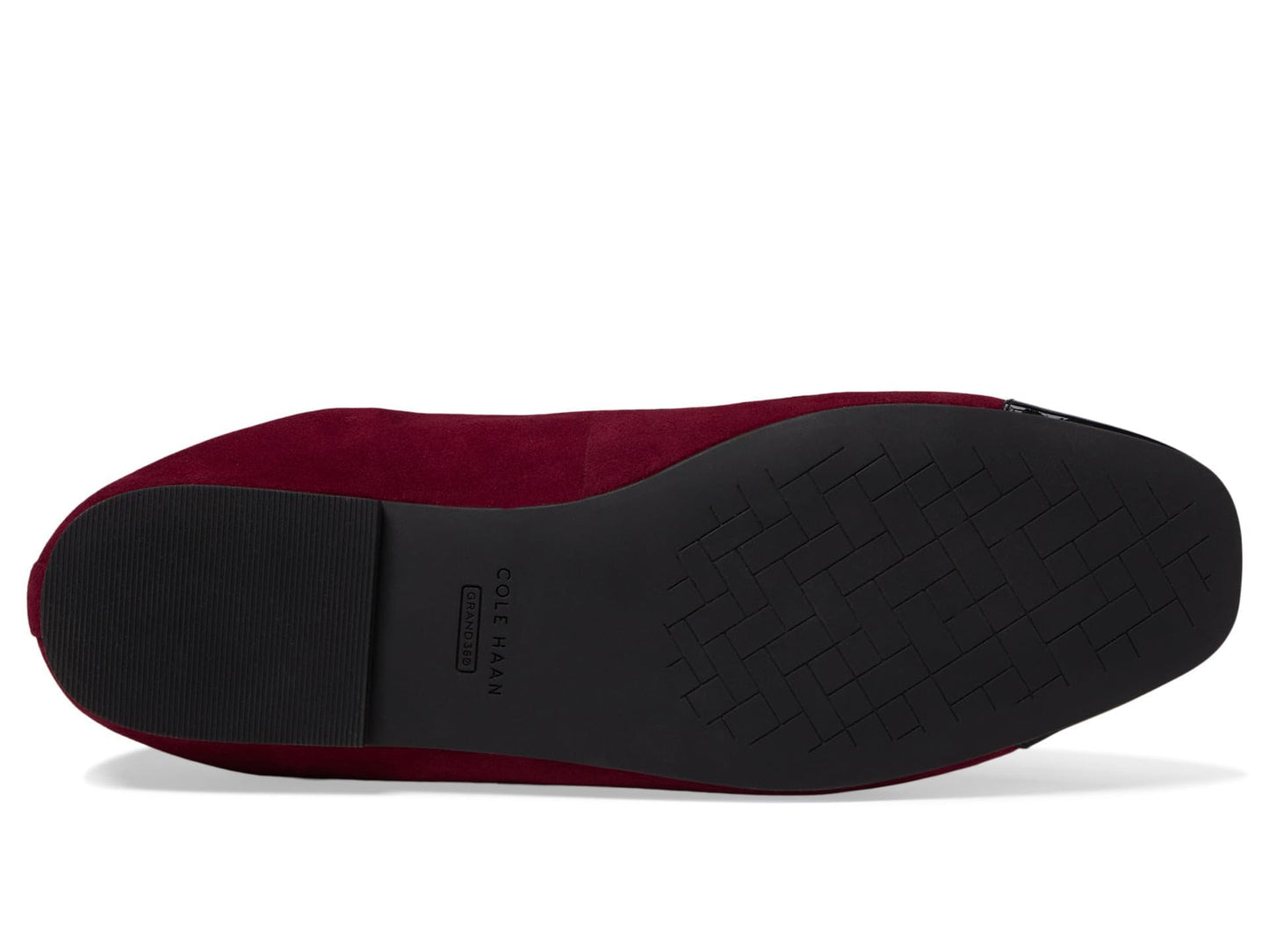 Cole Haan Women's Yvette Mj Ballet Flat, Black Cherry Suede, 8.5