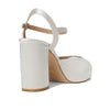 Stuart Weitzman Womens Dayna Ii Platform Cream 9 Medium