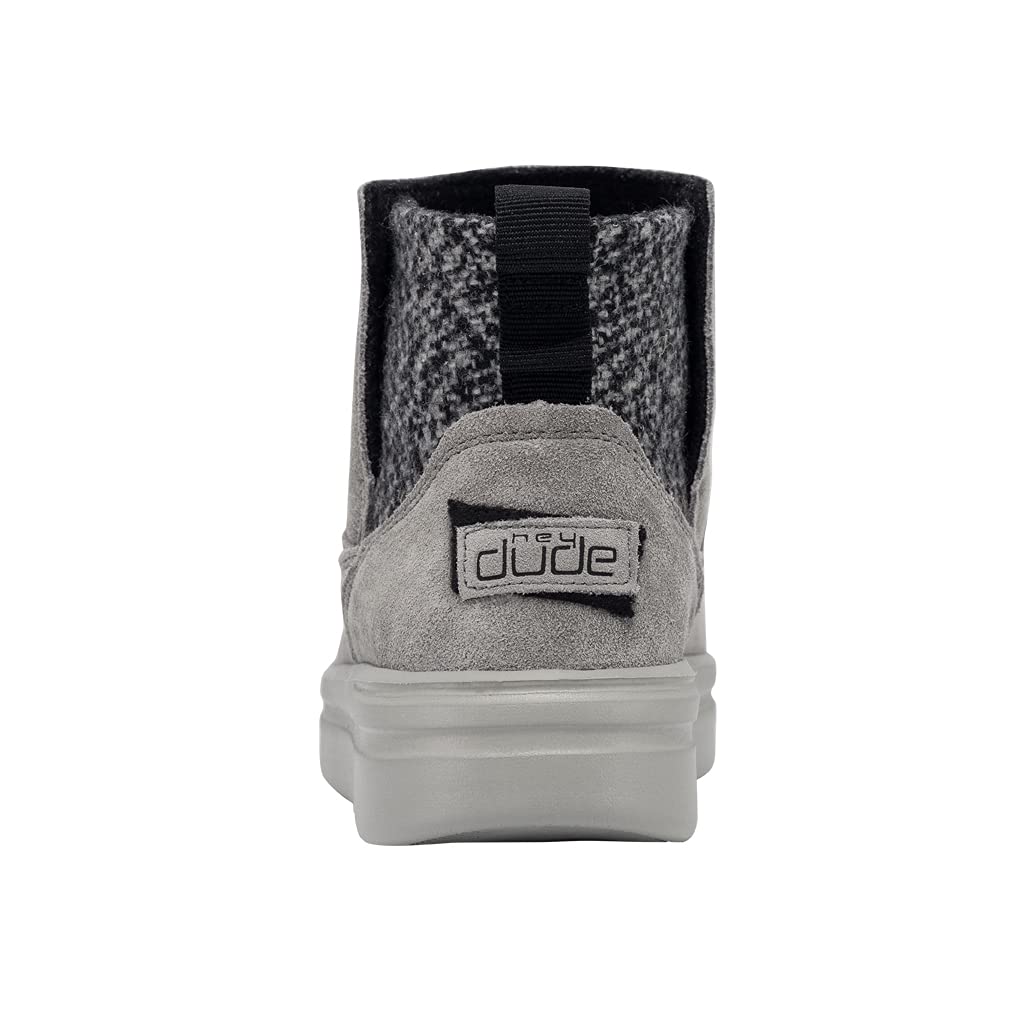 Hey Dude Women's Mel Suede Lunar Rock Size 5 | Women’s Shoes | Women’s Casual Boots | Comfortable & Light-Weight