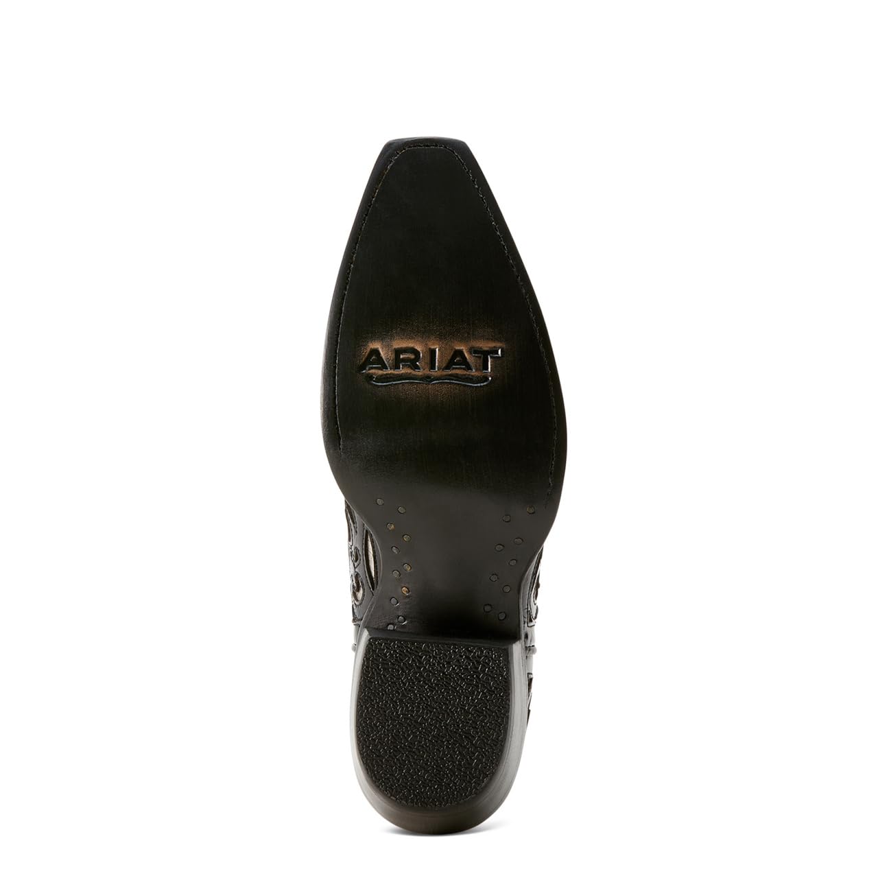ARIAT Women's Valentina Western Boot, Black Jasper/Platinum, 7