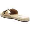 Schutz Women's Emilien Sandal, Black/Natural, 6.5