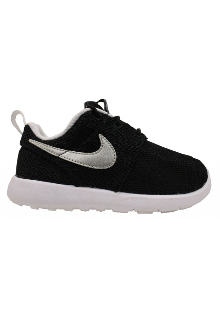 Nike Kids Boy's Roshe One (Little Kid) Black/White/White/Metallic Silver 2.5 Little Kid M