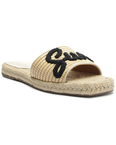 Schutz Women's Emilien Sandal, Black/Natural, 6.5