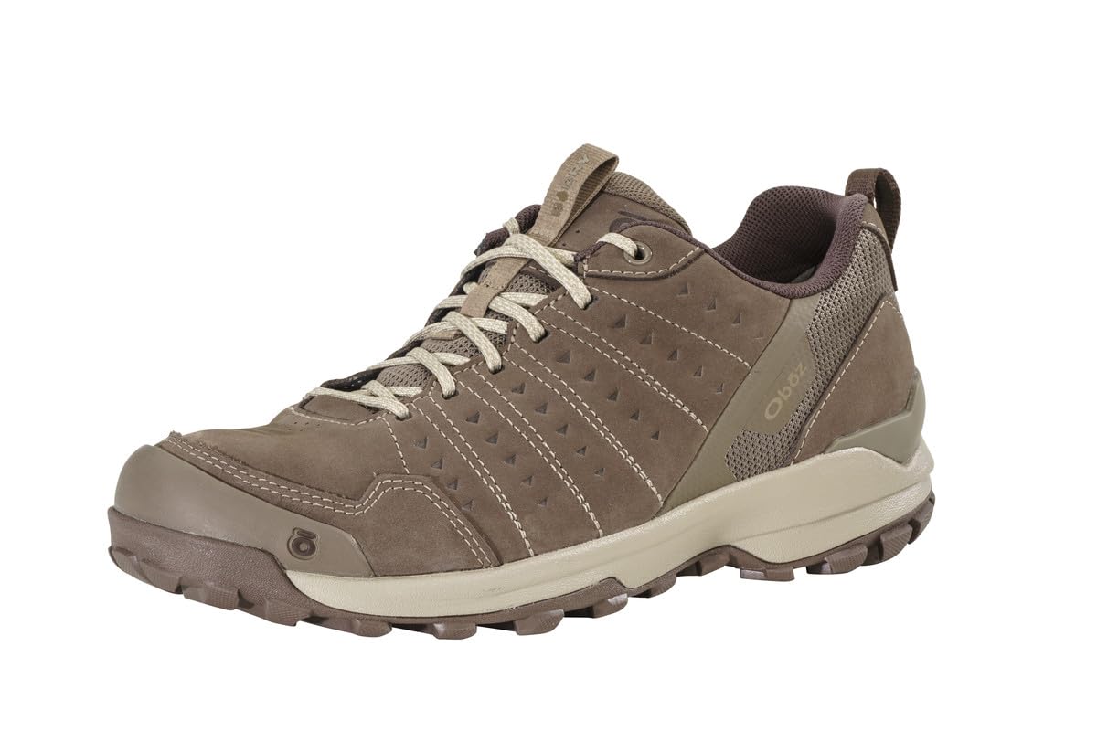 Oboz Men's Sypes Low Leather B-DRY Hiking Shoe, Morel Brown, 9.5