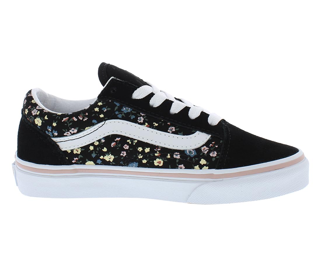Vans - Kids Old Skool Shoes, Color Black/Multi, Size: 3 M US Little Kid