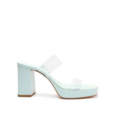 SCHUTZ Ariella Platform Transparente/Soft Sky 10.5 M