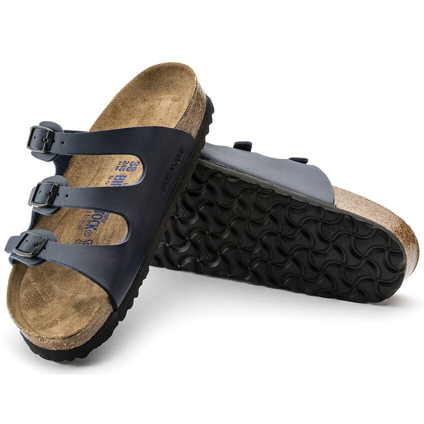 Birkenstock Florida, Women's Curls, Blue, 10 AU