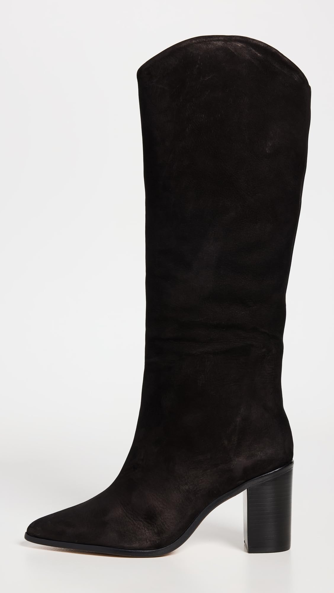 SCHUTZ Women's Maryana Block Boots, Black, 10 Medium US