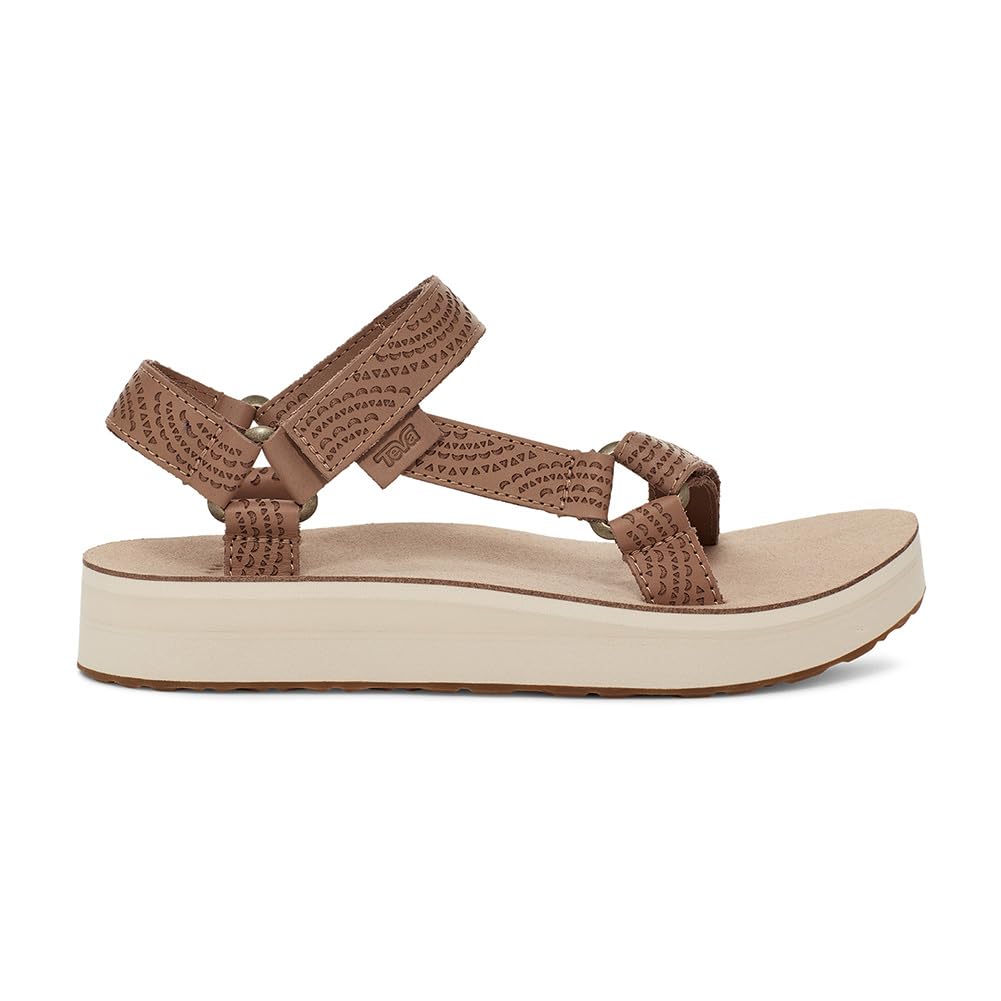 Teva Women's Midform Universal Geometric, Sand Dune, 8 M US