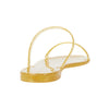 Stuart Weitzman Sawyer Slide Gold 11 M