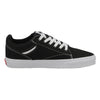 Vans Women's Seldan Shoe, Black Canvas Black White, 8 M US