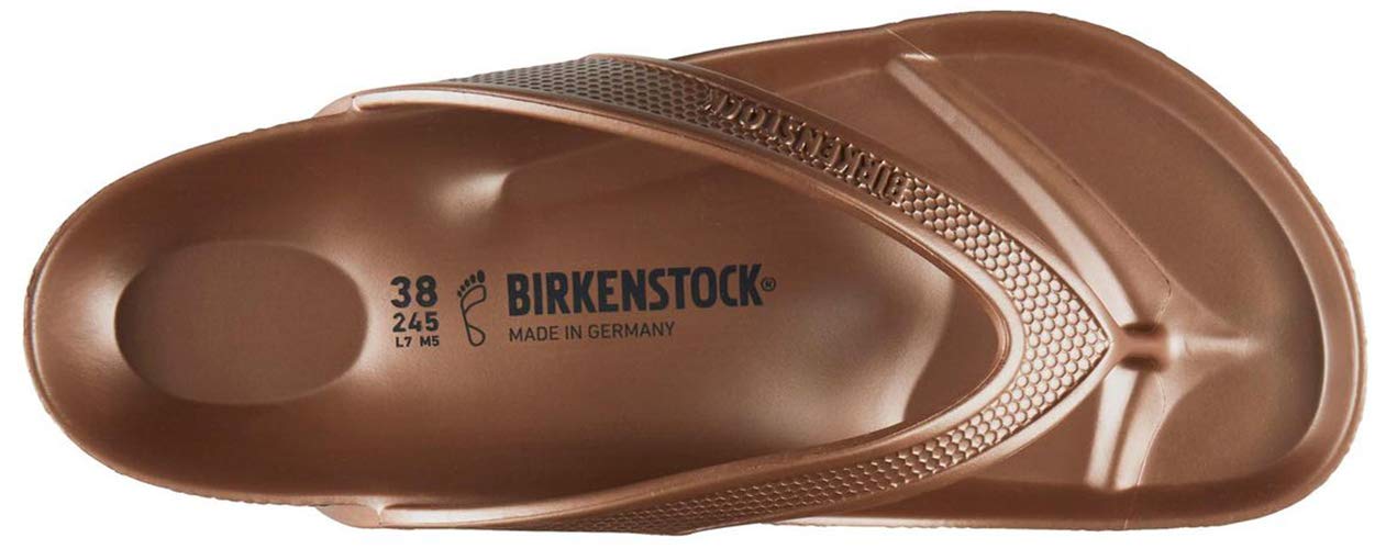 Birkenstock Unisex Honolulu EVA Sandal, Copper, 43 R EU