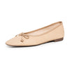 SCHUTZ Women's Arissa Ballet Flats, Raffia, 6.5 Medium US