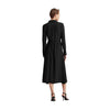 Lauren Ralph Lauren Long Sleeve Day Dress Black 8