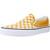 Vans Men's Classic Slip On, (Color Theory) Checkerboard/Golden Yellow, Size 6