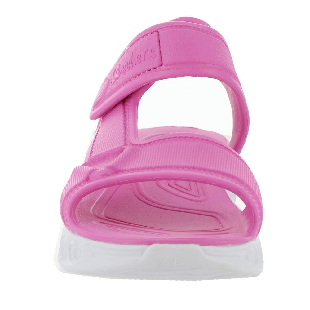 Skechers Foamies Heart Lights Sandal 308045L Girls ToddlerYouth Sandal 2 M US Little Kid Pink