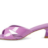 Stuart Weitzman Miami Xcurve 50 Slide Lilac 11 B