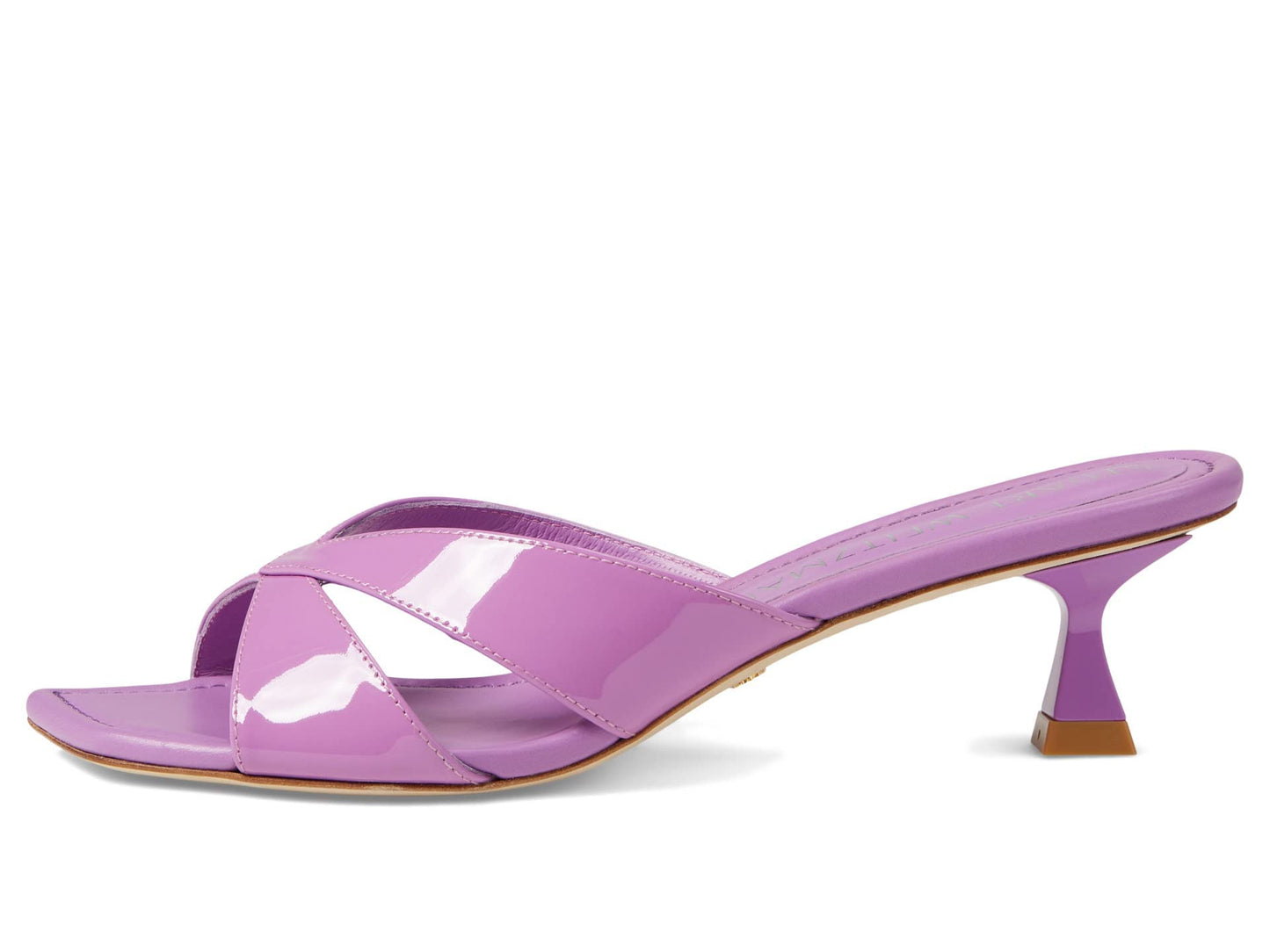 Stuart Weitzman Miami Xcurve 50 Slide Lilac 11 B
