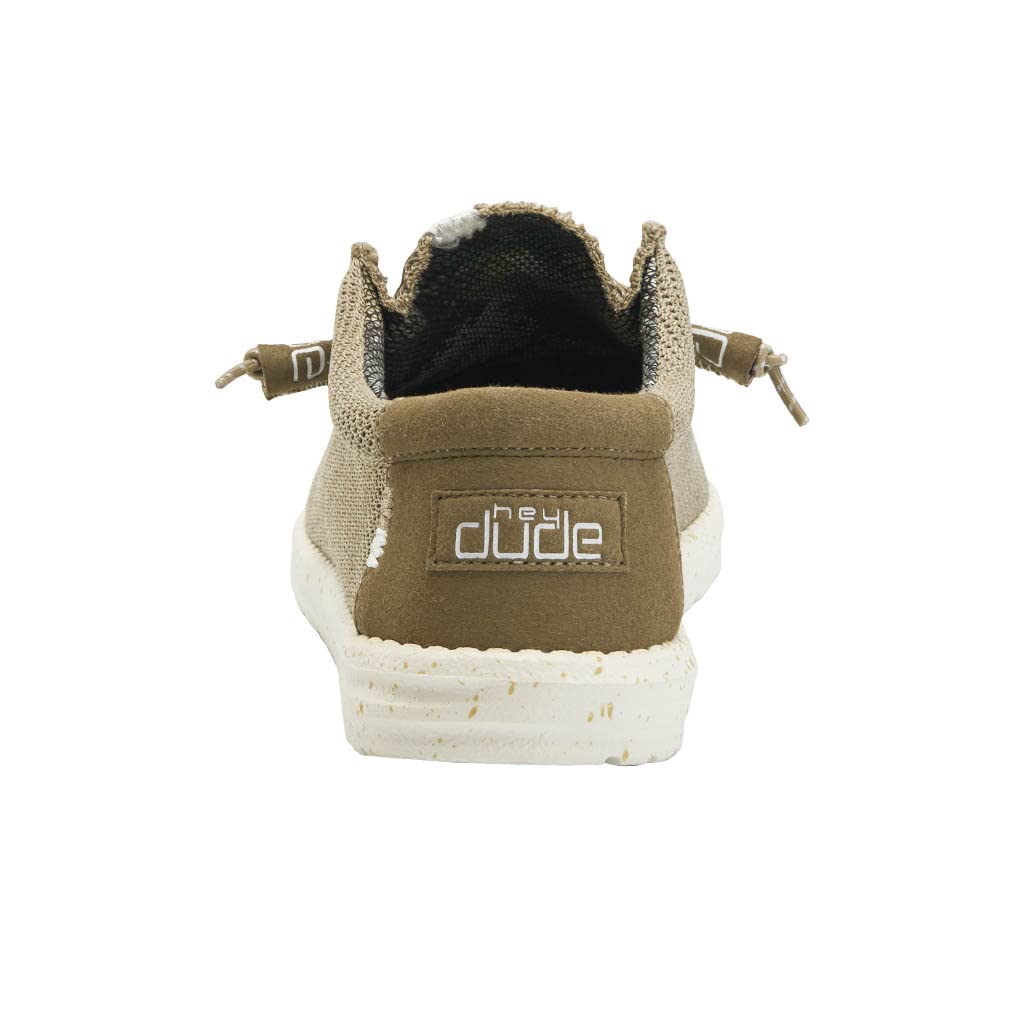 HEYDUDE Men's Wally Sox Sand Size 14 | Menâ€™s Shoes | Men's Lace Up Loafers | Comfortable & Light-Weight