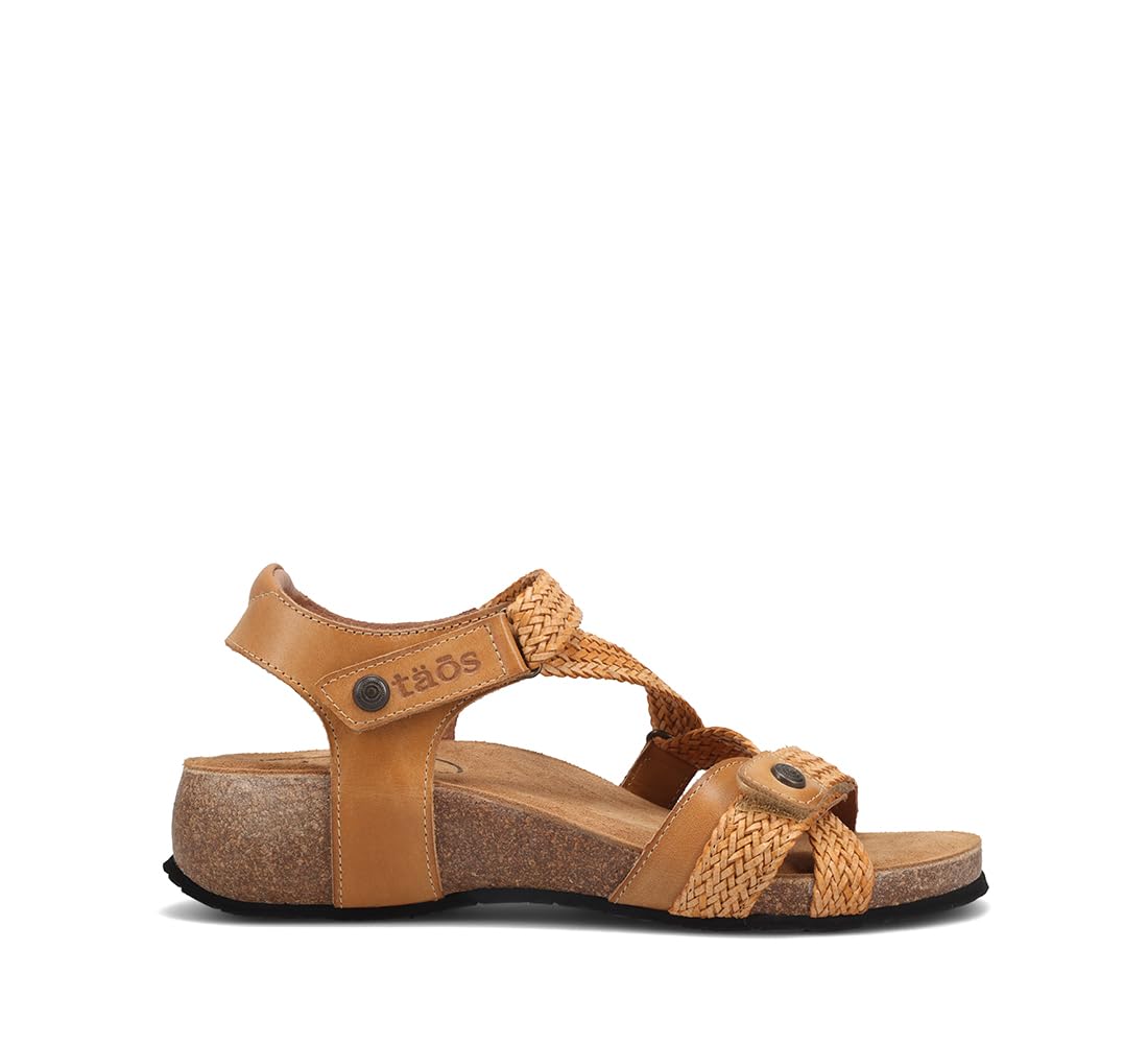 Taos Footwear Women's Trulie Camel Sandal 12-12.5 (M) US