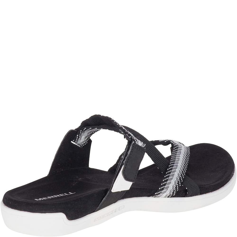 Merrell Women's District Mendi Thong Shoe, Black, 11.0 M US