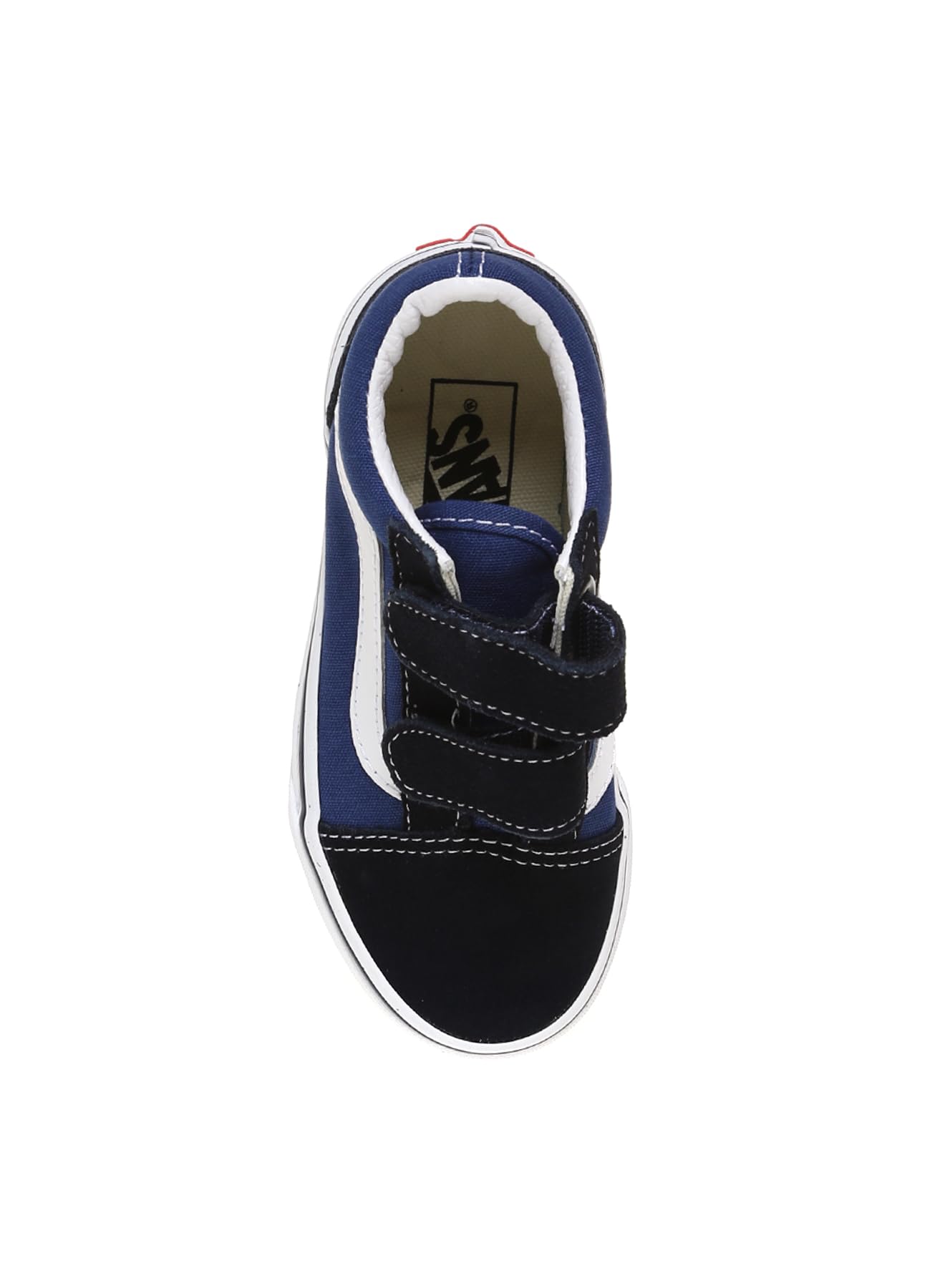 Vans Boy's Low Top Sneakers, Navy Blue True White, 3