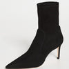 Stuart Weitzman Women's 75mm Stuart Stretch Booties, Black, 11 Medium US