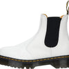 Dr. Martens, Unisex 2976 Bex Chelsea Boots, White Smooth, 11 US Women/10 US Men