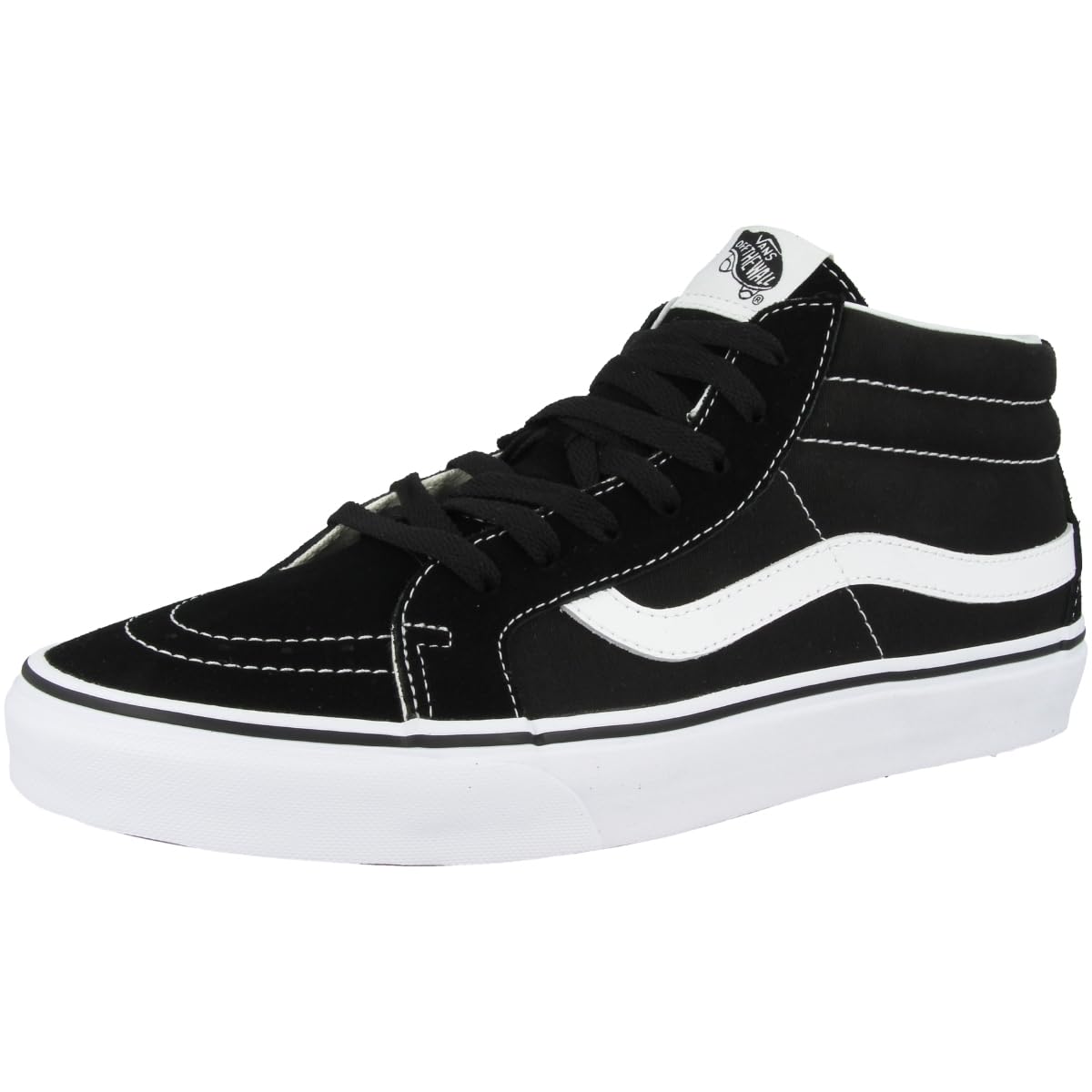 Vans Boy's Sk8-mid ReissueHi-Top Trainers, Black Black True White 6bt, 43