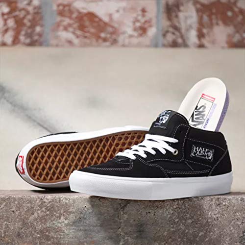 Vans - Mens Skate Half Cab Shoes, Color Black/Gum, Size: 5 D(M) US Mens