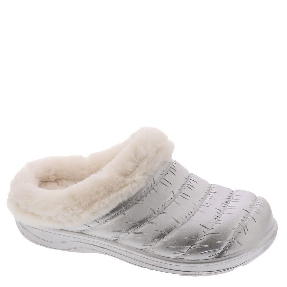 Skechers Foamies Cozy CamperGlamping Clog Womens Slip On BM US Silver