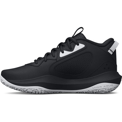 Under Armour Unisex Lockdown 6 Basketball Shoe, Black, 7.5, US