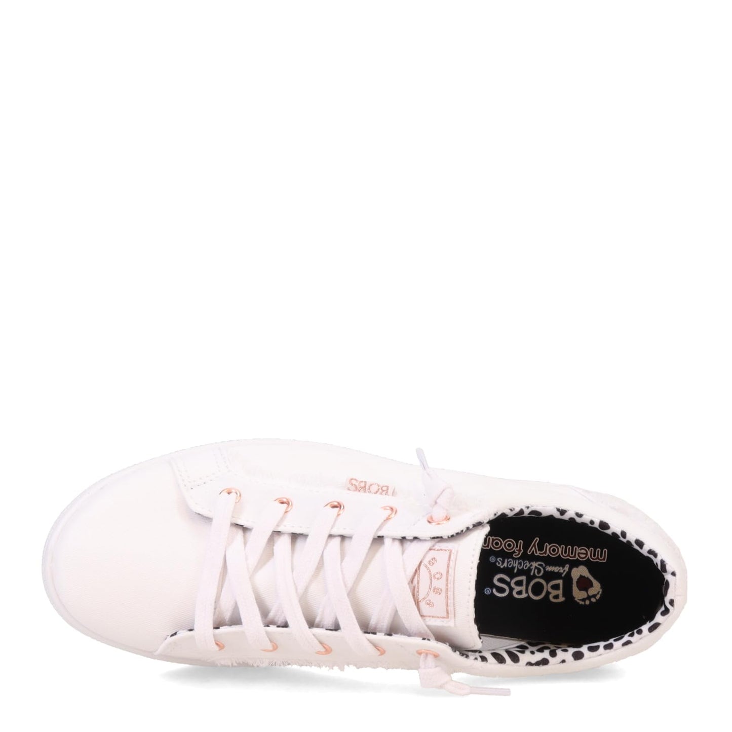 Skechers Women's Skechers Bobs 113328 P, White, 7.5