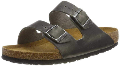 Birkenstock Arizona BS SFB 1011299, Sandals, Iron Grey, 41 EU Étroit