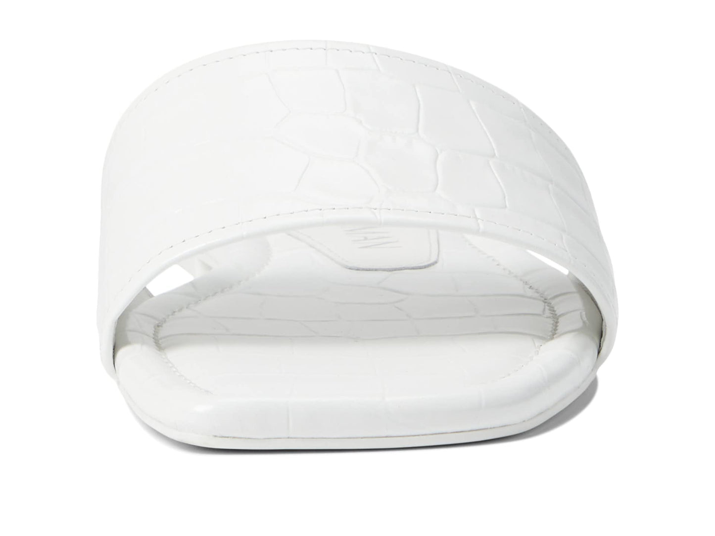 Stuart Weitzman Summer Slide Sandal White 9 B