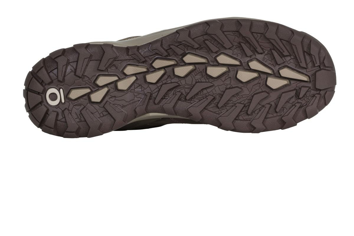 Oboz Men's Sypes Low Leather B-DRY Hiking Shoe, Morel Brown, 9.5