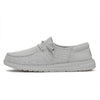 HEYDUDE Women's Wendy Funk Mono Slip On Shoe, Grey Size 6 | Stretch Knit Upper, Cushioned Foam Insole, Ultralight Casual Loafer